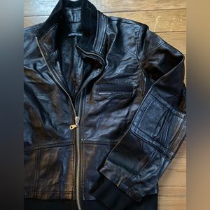 Members Only Black Leather Jacket